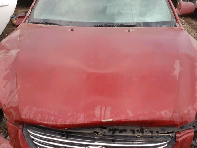 KNAGE123375129065 - 2007 KIA OPTIMA RED photo 7