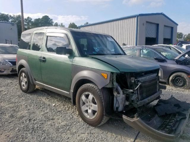 5J6YH28513L022321 - 2003 HONDA ELEMENT EX GREEN photo 1