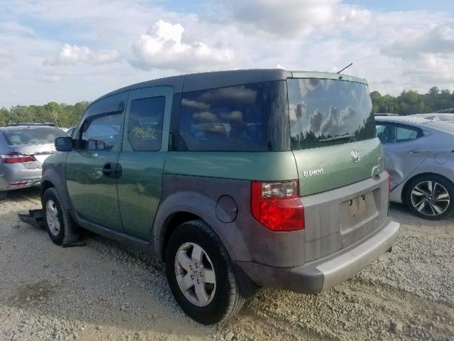 5J6YH28513L022321 - 2003 HONDA ELEMENT EX GREEN photo 3