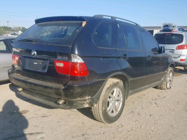 5UXFA13506LY35039 - 2006 BMW X5 3.0I BLACK photo 4