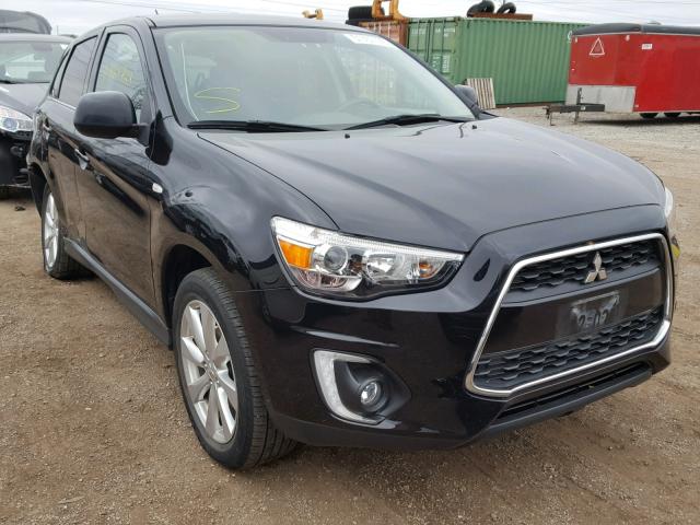 4A4AR4AU7FE016042 - 2015 MITSUBISHI OUTLANDER BLACK photo 1