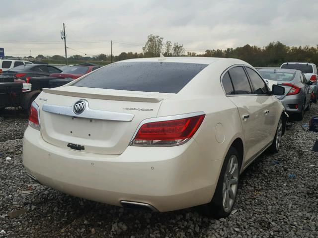 1G4GJ5E37CF301633 - 2012 BUICK LACROSSE T WHITE photo 4