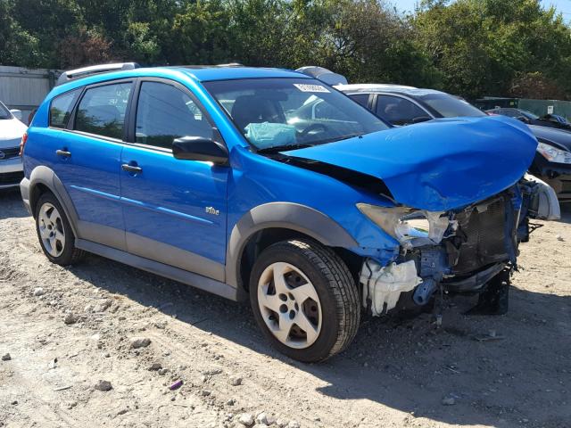 5Y2SL658X7Z420999 - 2007 PONTIAC VIBE BLUE photo 1