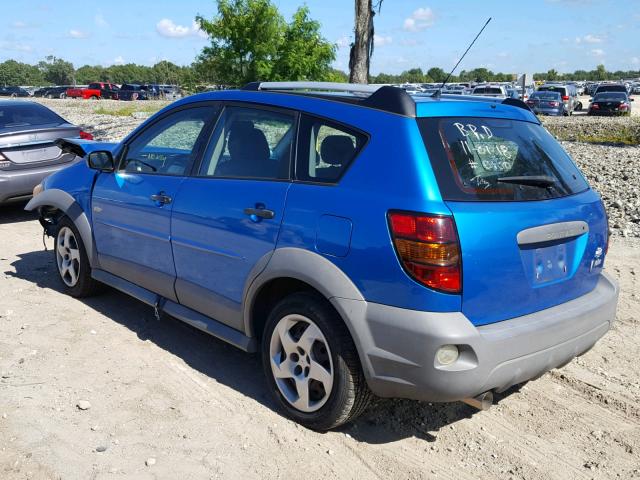 5Y2SL658X7Z420999 - 2007 PONTIAC VIBE BLUE photo 3