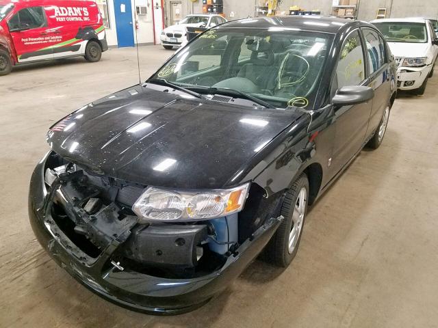 1G8AJ55F47Z111498 - 2007 SATURN ION LEVEL BLACK photo 2