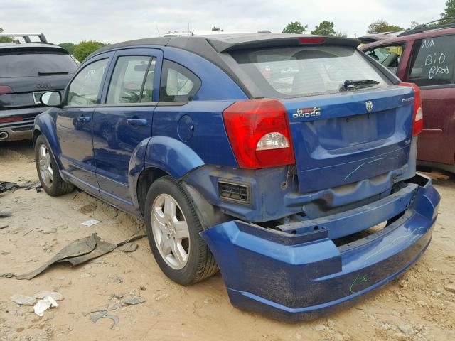 1B3HB48A19D142379 - 2009 DODGE CALIBER SX BLUE photo 3