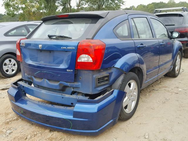 1B3HB48A19D142379 - 2009 DODGE CALIBER SX BLUE photo 4