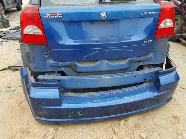 1B3HB48A19D142379 - 2009 DODGE CALIBER SX BLUE photo 9