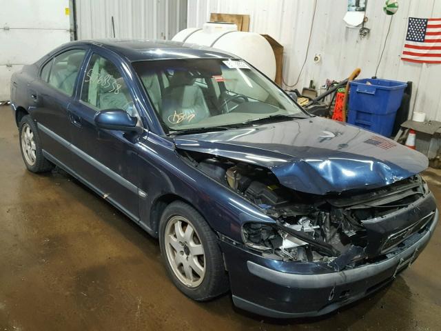 YV1RH59H832267671 - 2003 VOLVO S60 2.5T BLUE photo 1