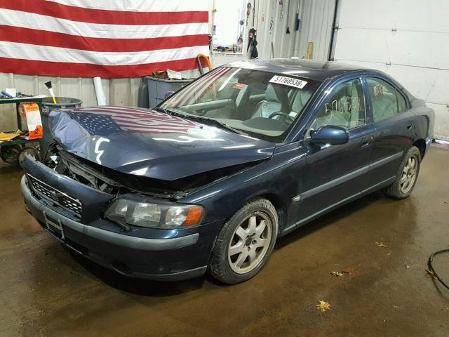 YV1RH59H832267671 - 2003 VOLVO S60 2.5T BLUE photo 2