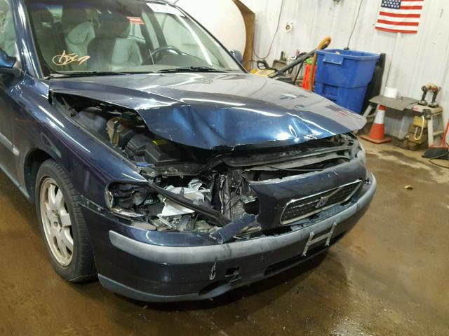 YV1RH59H832267671 - 2003 VOLVO S60 2.5T BLUE photo 9