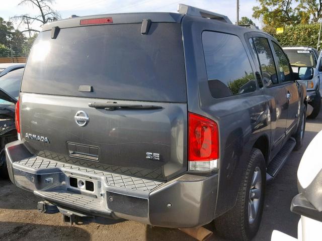 5N1AA08A16N717142 - 2006 NISSAN ARMADA SE BLACK photo 4