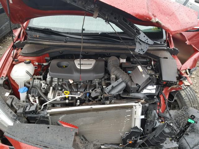 KMHD04LB0JU587604 - 2018 HYUNDAI ELANTRA SP RED photo 7