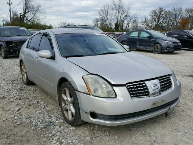 1N4BA41E84C842022 - 2004 NISSAN MAXIMA SE SILVER photo 1