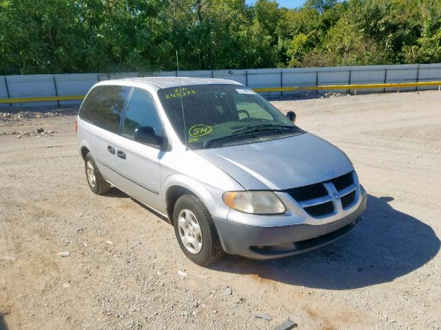 1D4GP25333B240373 - 2003 DODGE CARAVAN SE SILVER photo 1