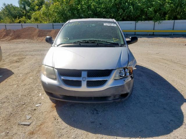 1D4GP25333B240373 - 2003 DODGE CARAVAN SE SILVER photo 9