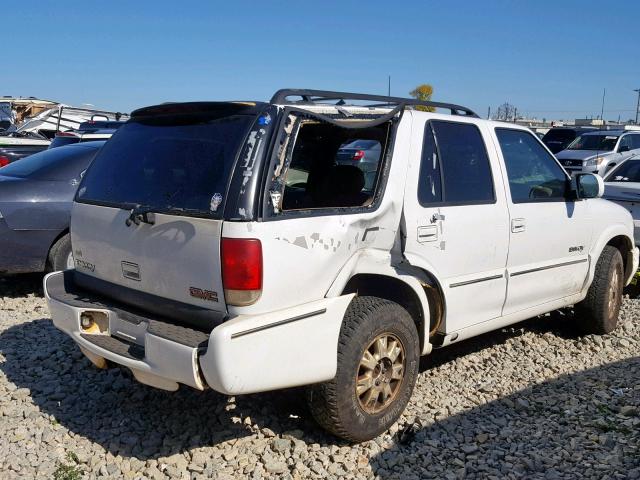 1GKDT13W2Y2105755 - 2000 GMC JIMMY / EN WHITE photo 4