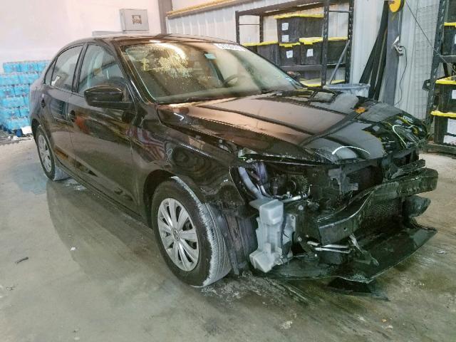 3VW2K7AJ9DM266751 - 2013 VOLKSWAGEN JETTA BASE 黑色 照片 1