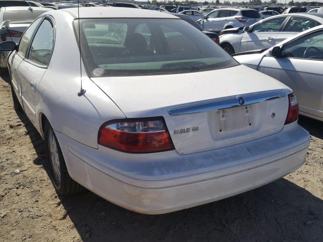 1MEFM50215A602953 - 2005 MERCURY SABLE GS WHITE photo 3