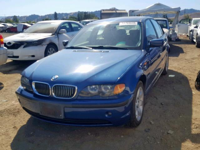 WBAEU33453PH90109 - 2003 BMW 325 XI BLUE photo 2