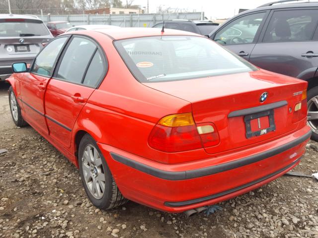 WBAAM3334XKC58388 - 1999 BMW 323I RED photo 3