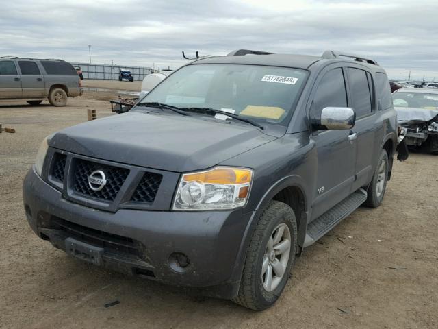 5N1BA08D19N608800 - 2009 NISSAN ARMADA SE GRAY photo 2