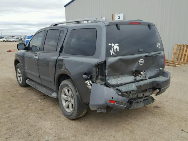 5N1BA08D19N608800 - 2009 NISSAN ARMADA SE GRAY photo 3