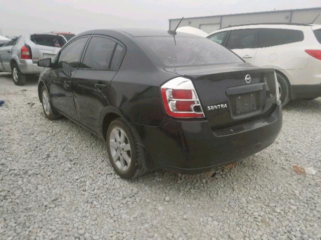 3N1AB61E48L613350 - 2008 NISSAN SENTRA 2.0 BLACK photo 3