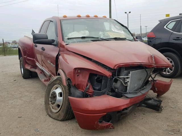 3D7MX48C06G151949 - 2006 DODGE RAM 3500 S RED photo 1