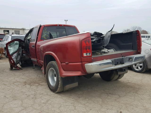 3D7MX48C06G151949 - 2006 DODGE RAM 3500 S RED photo 3