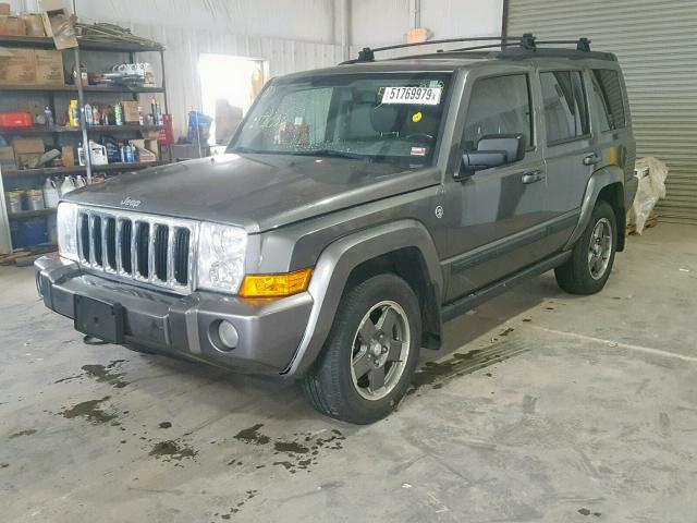 1J8HG48N58C172033 - 2008 JEEP COMMANDER ნაცრისფერი ფოტო 2