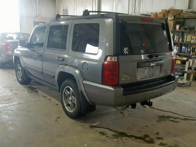1J8HG48N58C172033 - 2008 JEEP COMMANDER ნაცრისფერი ფოტო 3