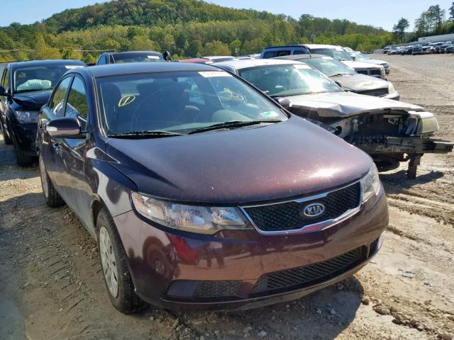 KNAFU4A26A5048416 - 2010 KIA FORTE EX PURPLE photo 1