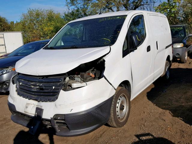 3N63M0YN1FK709097 - 2015 CHEVROLET CITY EXPRE WHITE photo 2