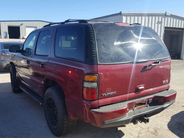 1GKEK63U94J203118 - 2004 GMC YUKON DENA RED photo 3