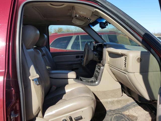 1GKEK63U94J203118 - 2004 GMC YUKON DENA RED photo 5