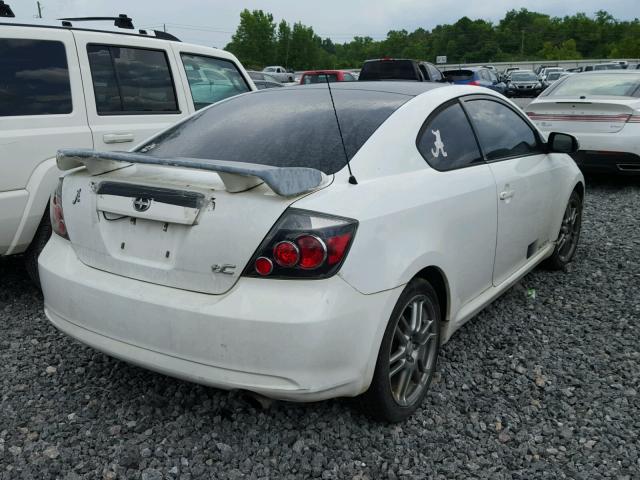 JTKDE167180251742 - 2008 TOYOTA SCION WHITE photo 4