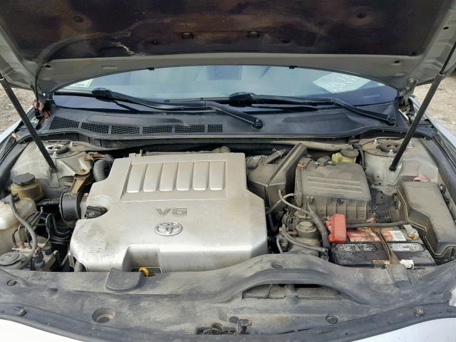 4T1BK46K87U516396 - 2007 TOYOTA CAMRY LE SILVER photo 7