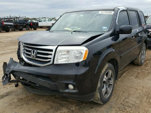 5FNYF3H30FB005047 - 2015 HONDA PILOT SE BLACK photo 2