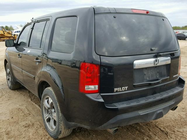 5FNYF3H30FB005047 - 2015 HONDA PILOT SE BLACK photo 3