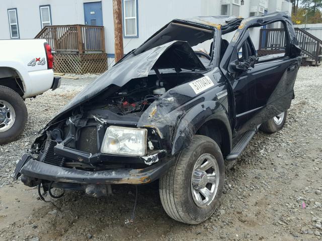 1FTYR10U58PA13721 - 2008 FORD RANGER BLACK photo 2