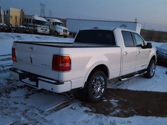 5LTPW185X8FJ01524 - 2008 LINCOLN MARK LT WHITE photo 4