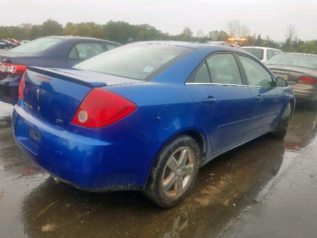 1G2ZH558864186761 - 2006 PONTIAC G6 GT BLUE photo 4