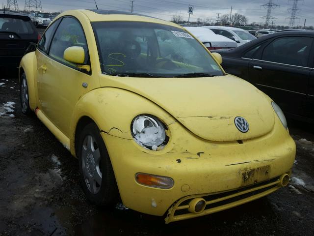 3VWCC21CXYM418144 - 2000 VOLKSWAGEN NEW BEETLE ყვითელი ფოტო 1