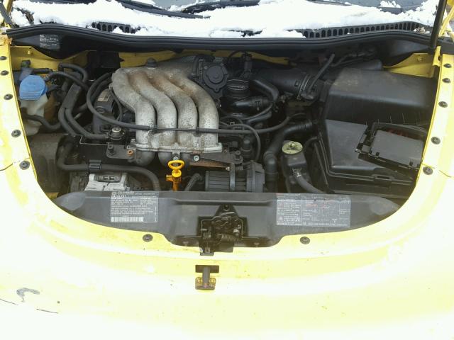 3VWCC21CXYM418144 - 2000 VOLKSWAGEN NEW BEETLE ყვითელი ფოტო 7