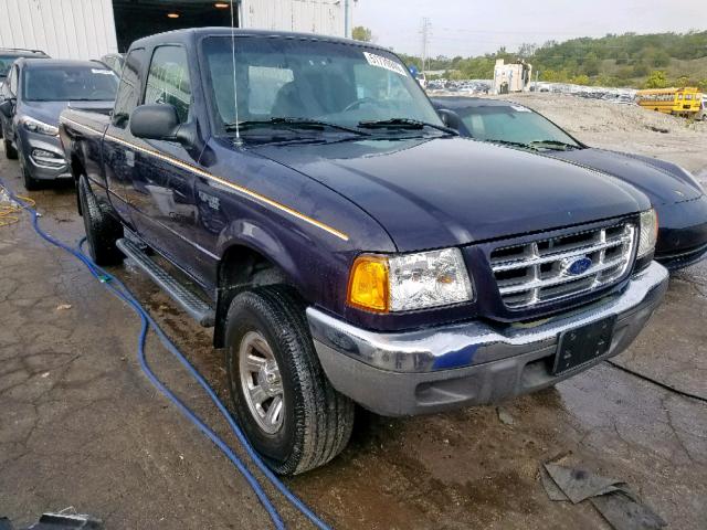 1FTYR44VX2PB24213 - 2002 FORD RANGER SUP BLUE photo 1