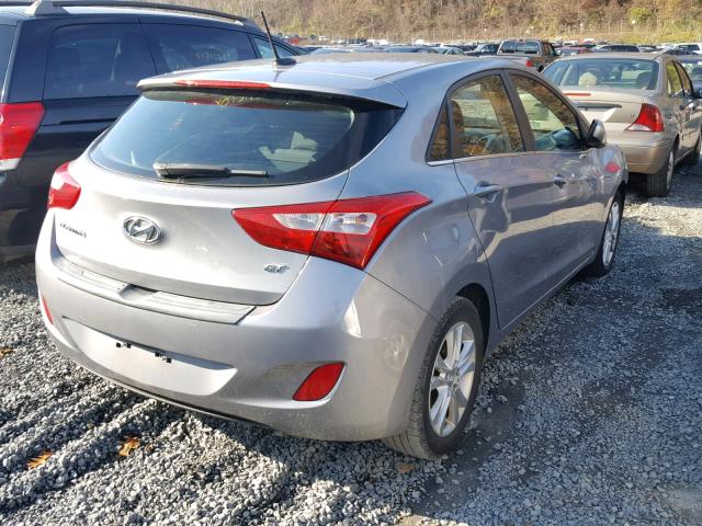 KMHD35LH3EU173482 - 2014 HYUNDAI ELANTRA GT GRAY photo 4