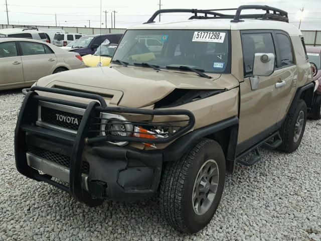 JTEBU4BF2DK168489 - 2013 TOYOTA FJ CRUISER BROWN photo 2