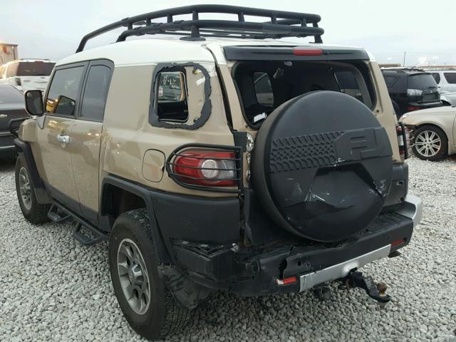 JTEBU4BF2DK168489 - 2013 TOYOTA FJ CRUISER BROWN photo 3