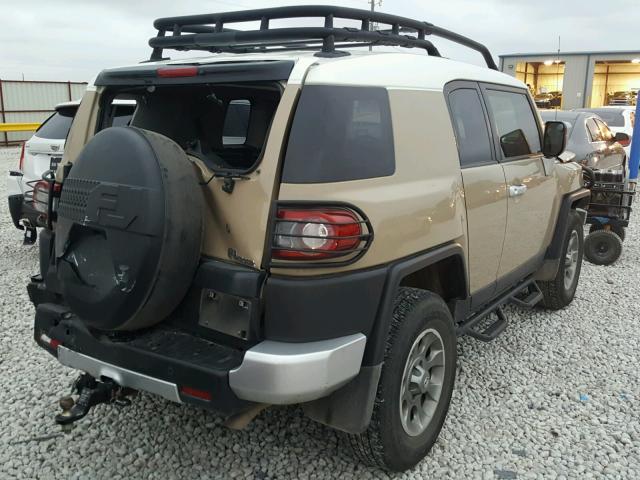 JTEBU4BF2DK168489 - 2013 TOYOTA FJ CRUISER BROWN photo 4